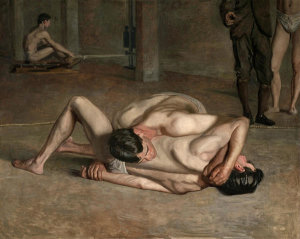 Thomas Eakins - Wrestlers, 1899