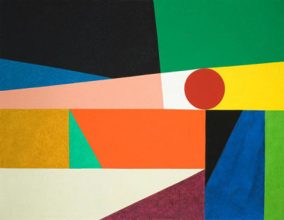 Frederick Hammersley - Around a round, 1959