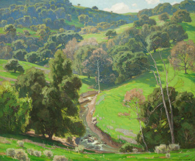 William Wendt - The Mantle of Spring, 1917